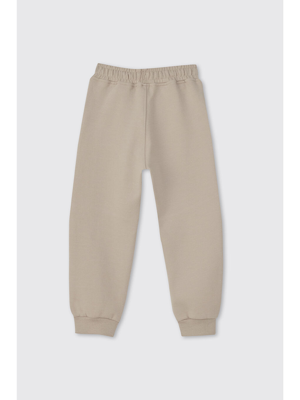 Bej Erkek Çocuk Beli Lastikli Eşofman Altı Antrasit-1