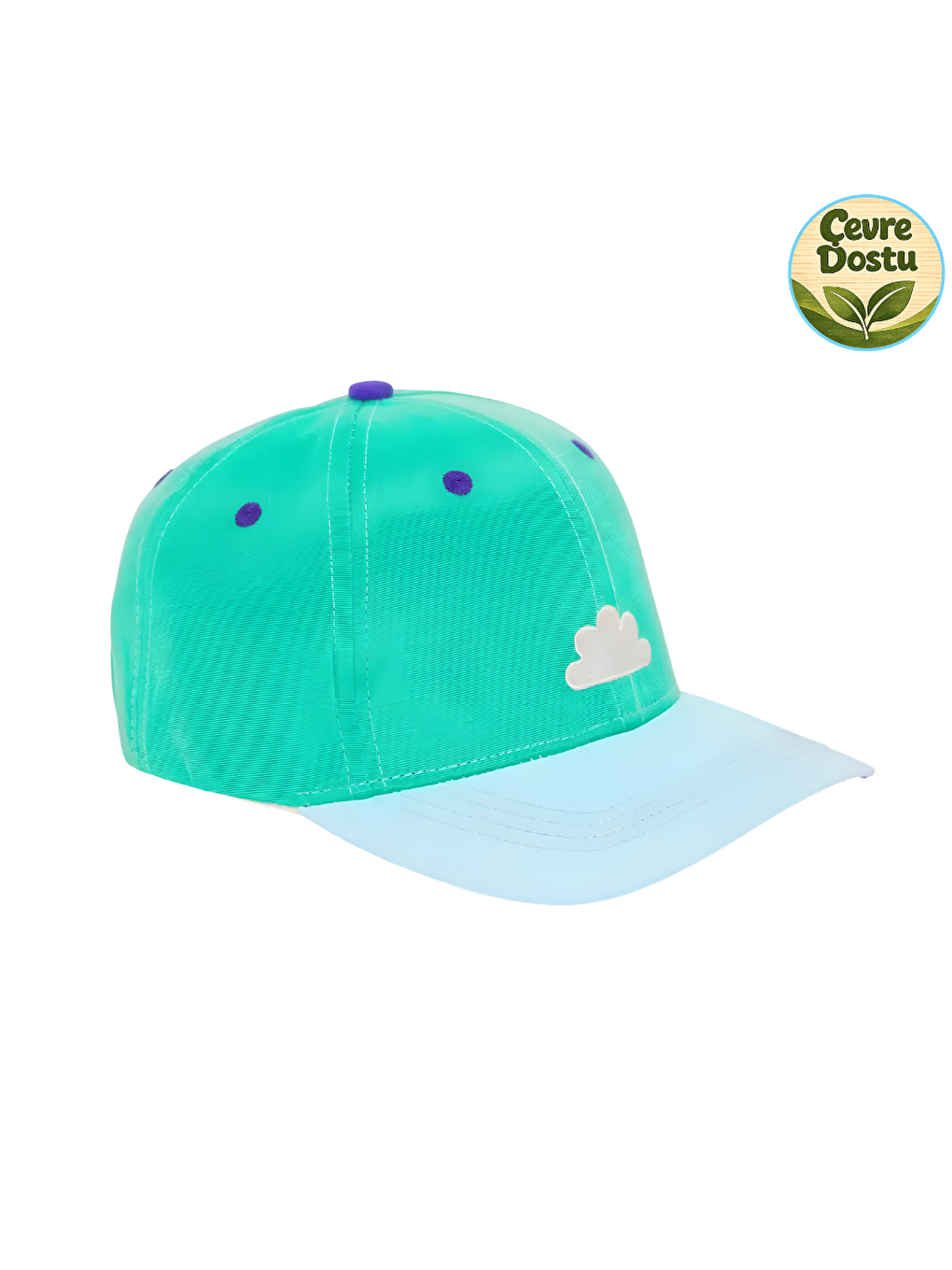 Karışık Iconik Uv Korumalı Baseball Şapka Green Cloud-1