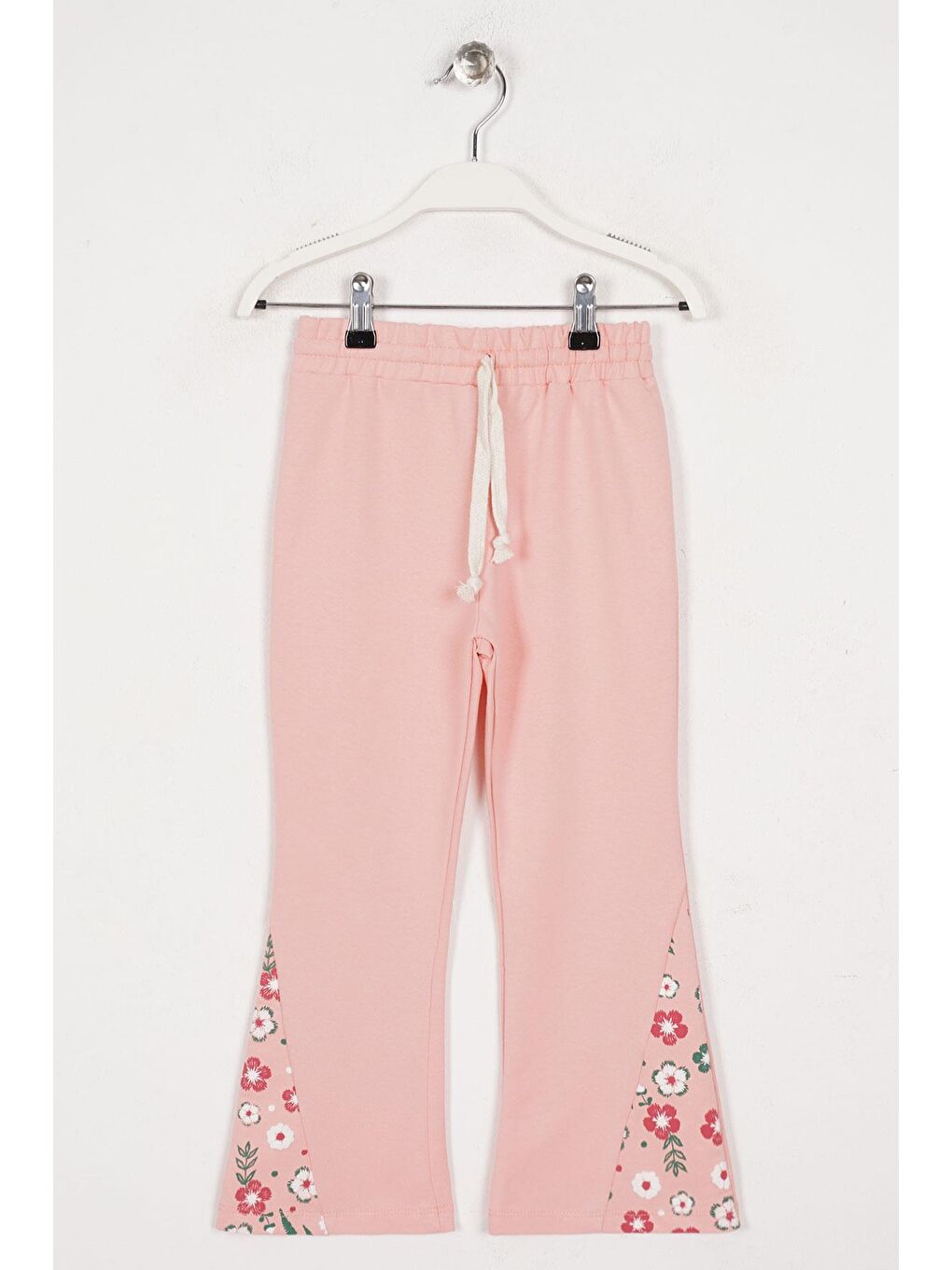 Pembe Ispanyol Paça Somon Renk Kız Çocuk Esofman Tek Alt