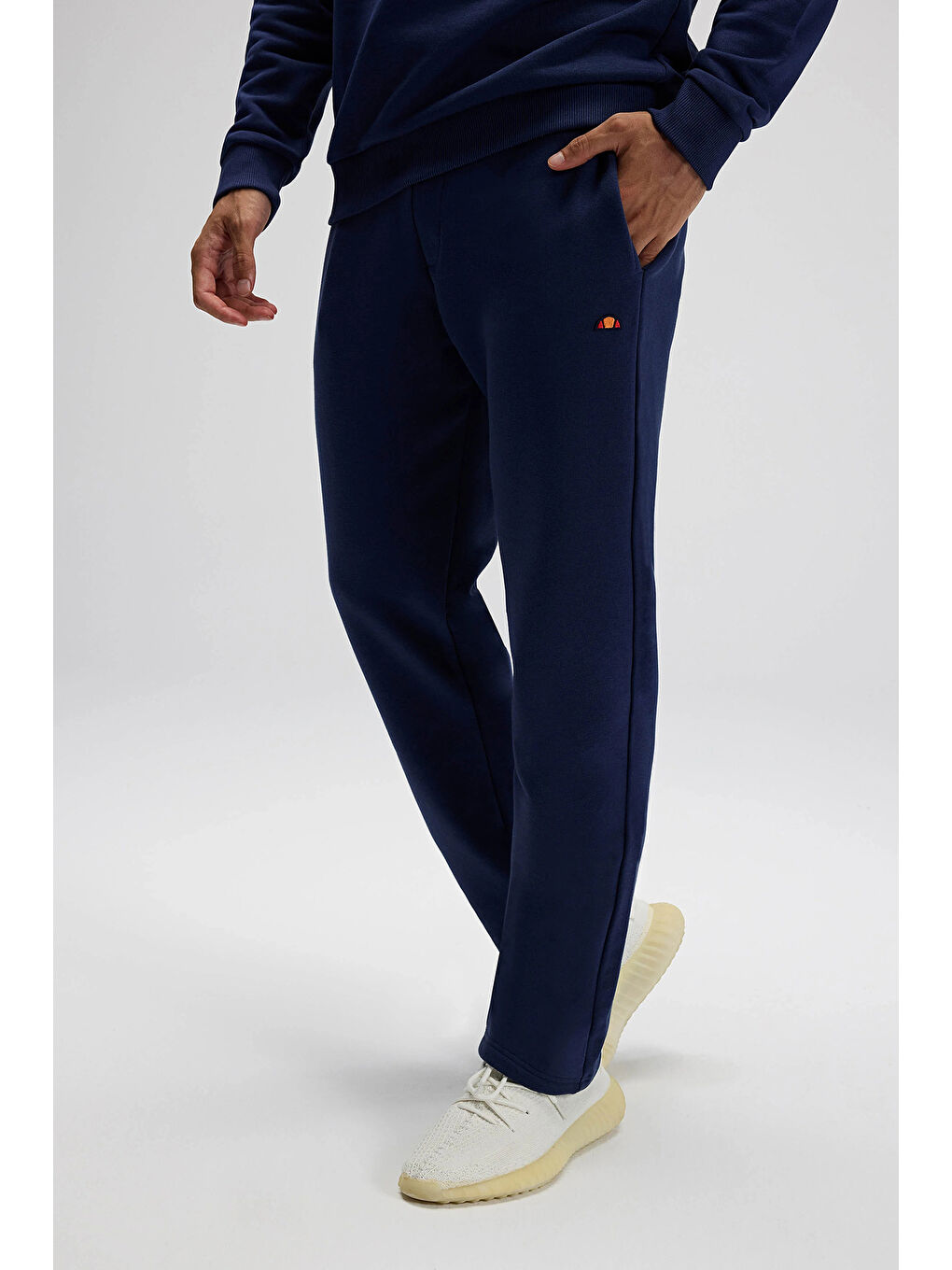 Lacivert Pamuklu Regular Fit Normal Bel Düz Paça Eşofman Altı EM700-NV-1