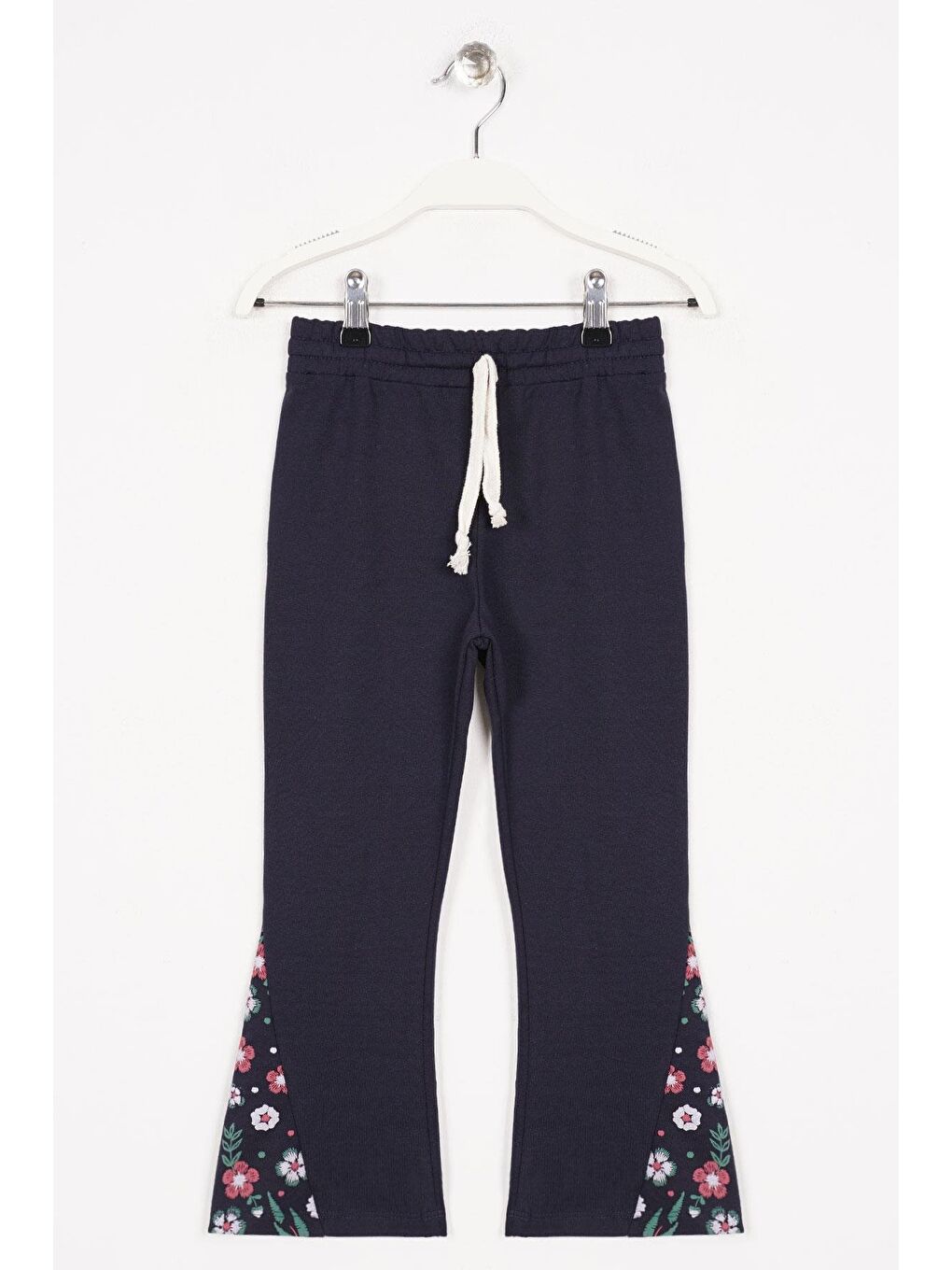 Ispanyol Paça Lacivert Renk Kız Çocuk Esofman Tek Alt