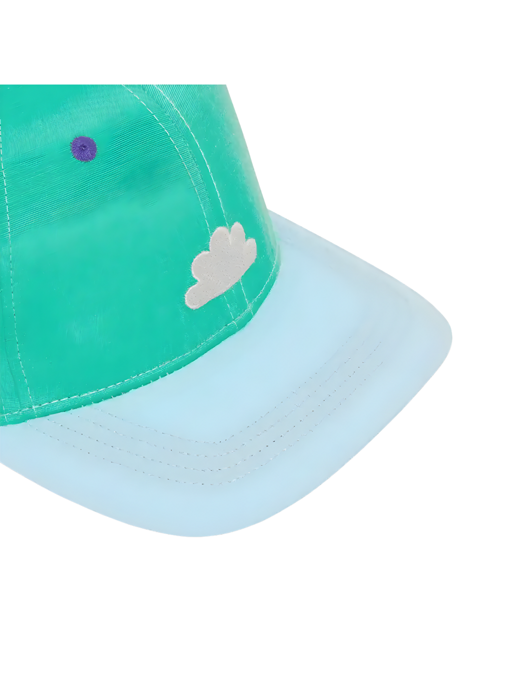 Karışık Iconik Uv Korumalı Baseball Şapka Green Cloud-3
