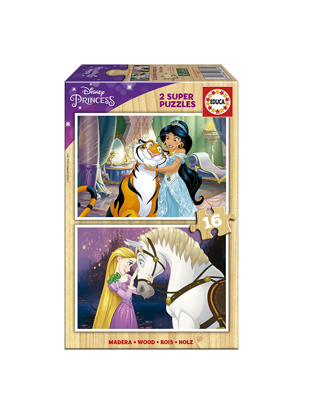 Çocuk Puzzle 2X16 Parça Princess 18875