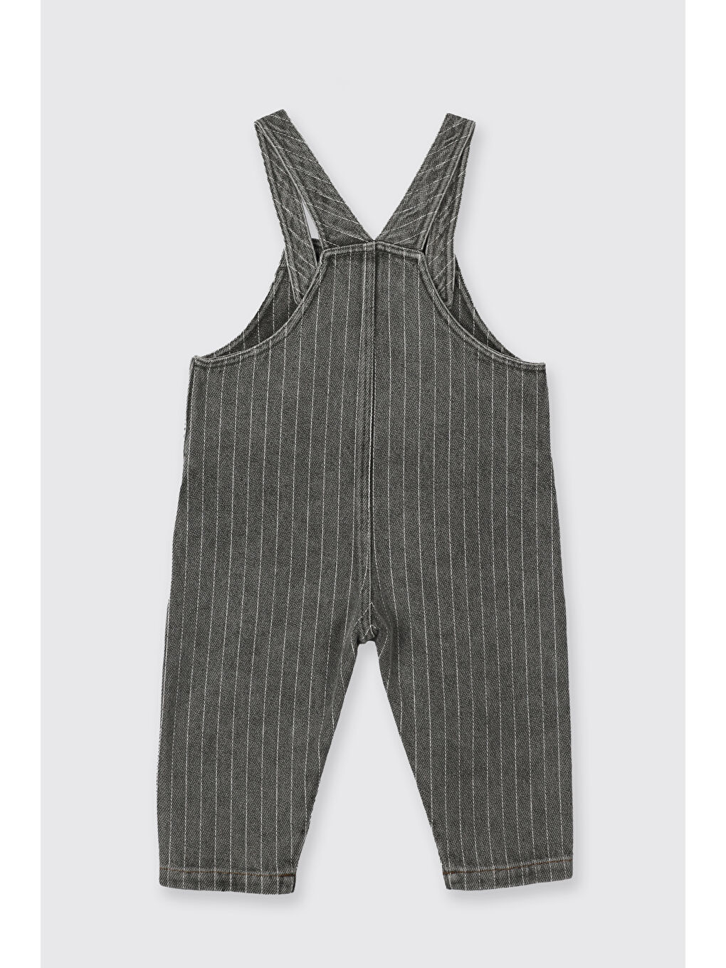 Erkek Çocuk Çizgili Salopet Haki-1