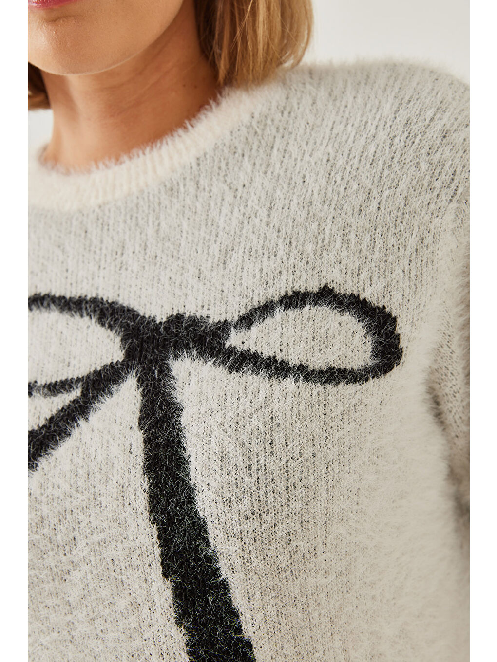 Ekru Kadın Sakal Kazak-1