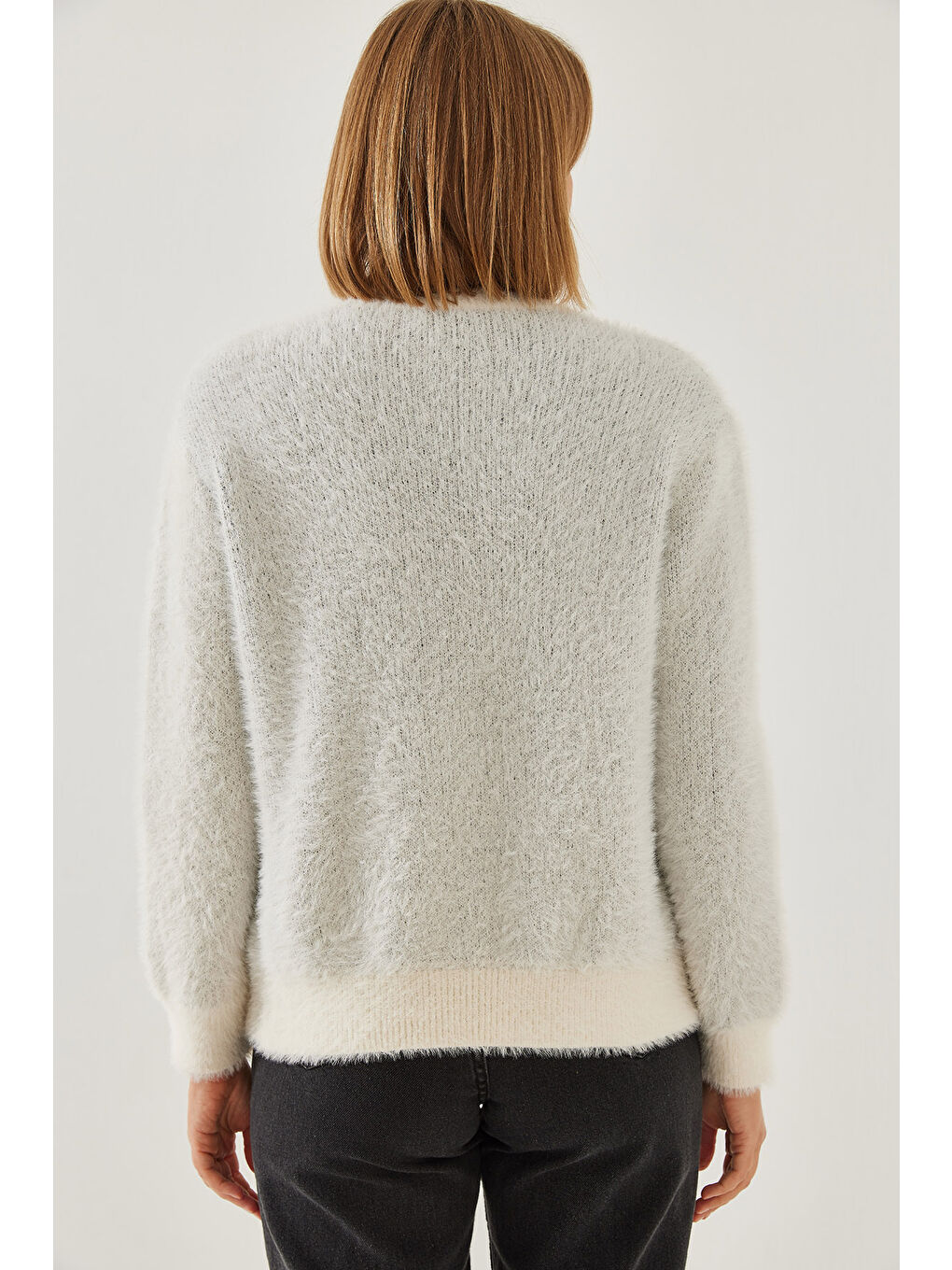 Ekru Kadın Sakal Kazak-2