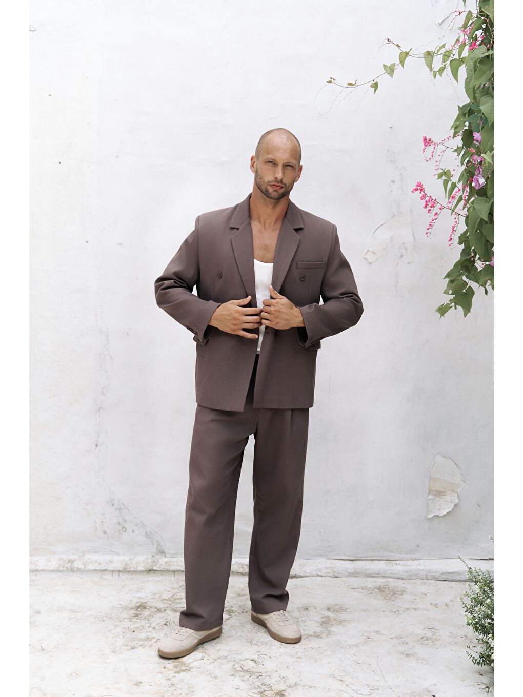 Kahverengi Ayyubay Kahve Erkek Blazer Ceket-4