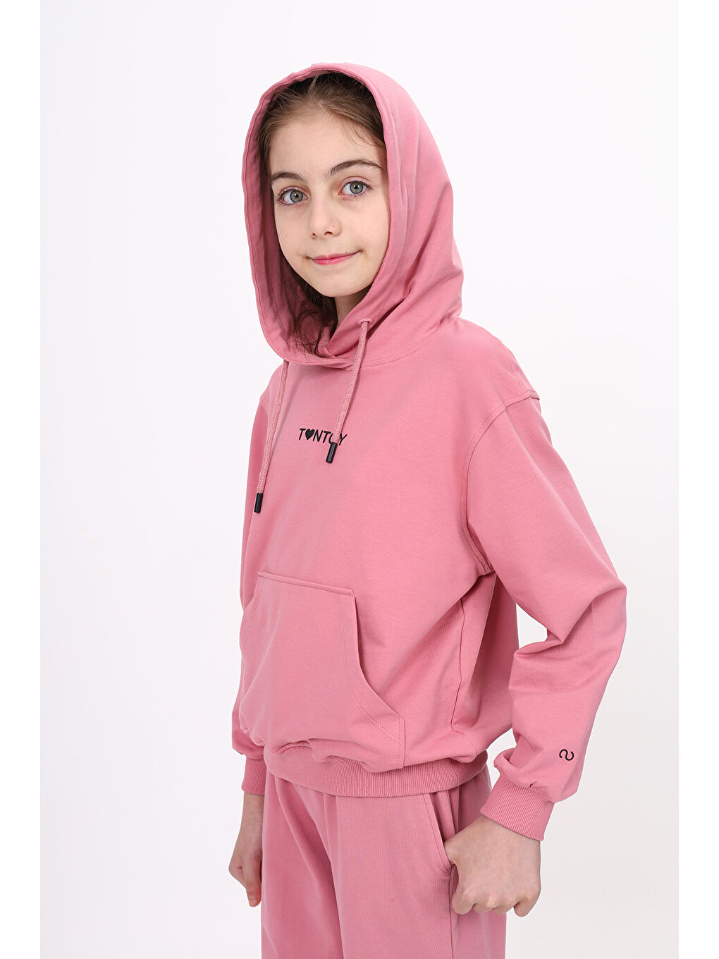 Toontoykids Pembe Kız Çocuk Baskılı Sweatshirt - 2