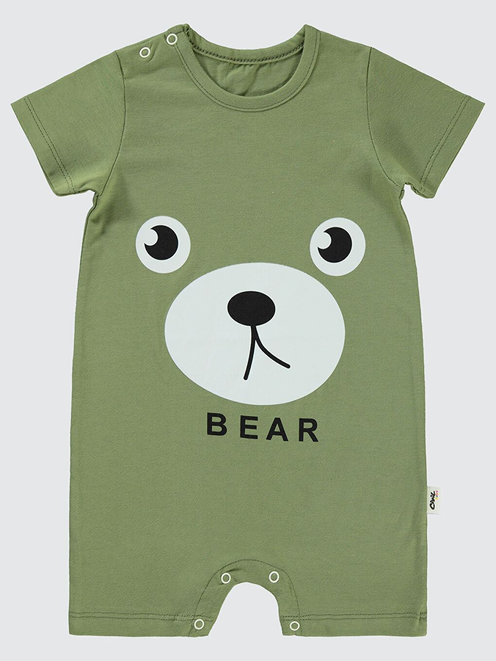 Baby Erkek Bebek Patiksiz Tulum 6-18 Ay Haki