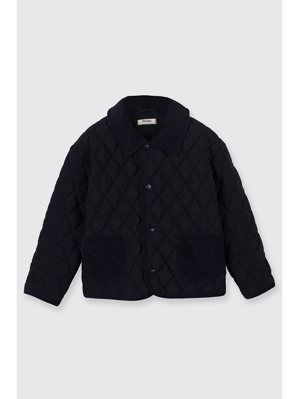 Erkek Çocuk Kapitone Mont Lacivert