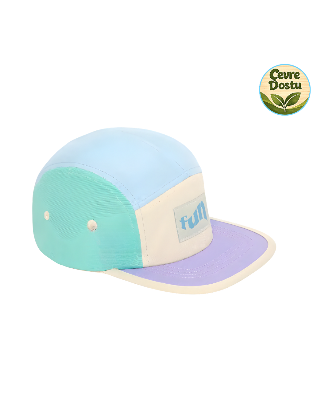 Karışık Iconik Uv Korumalı Siperlikli Şapka Fun Blue-1