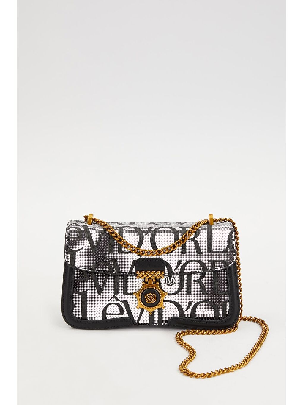 Siyah Zincir Askılı Omuz Çantası 930282