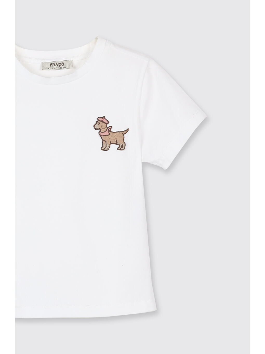 Kız Çocuk Kısa Kollu T-Shirt Beyaz-2