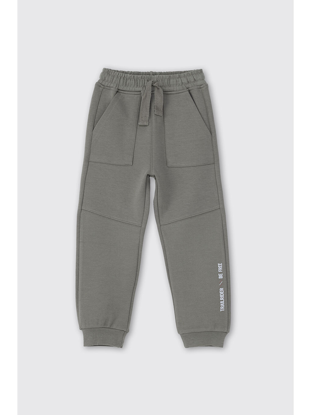 Antrasit Erkek Çocuk Beli Lastikli Eşofman Altı