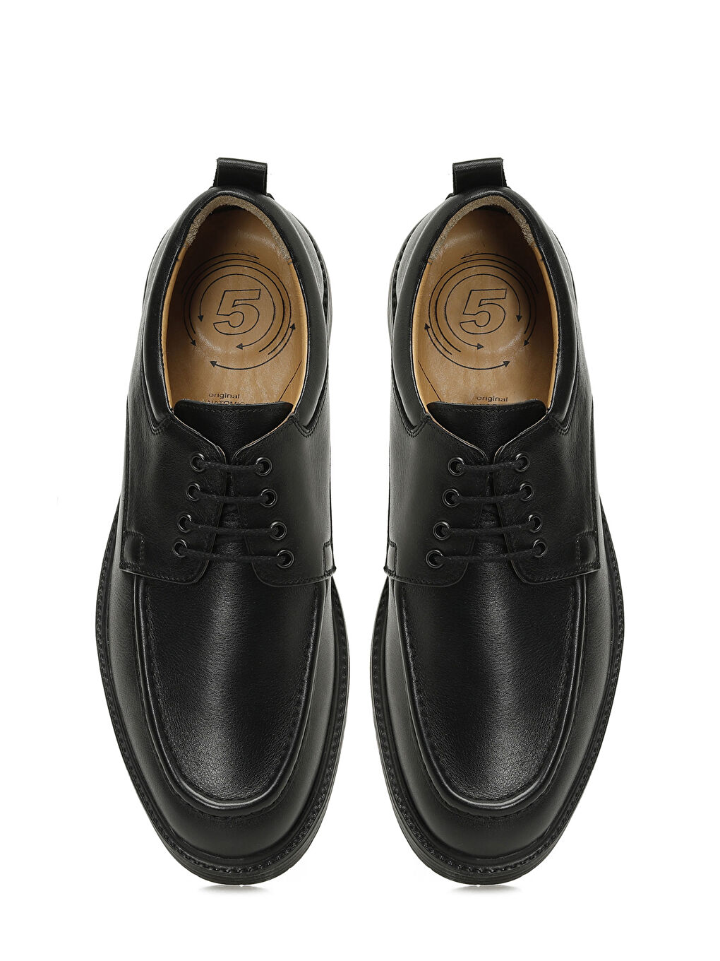 109015.M 5PR Siyah Erkek Rahat Ayakkabı-3