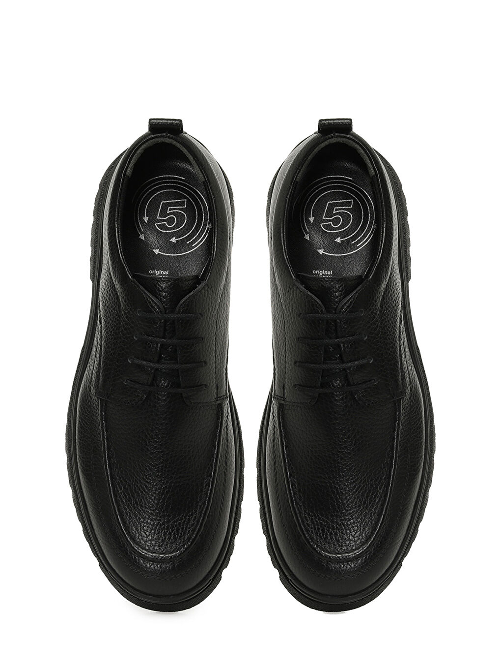 109014.M 5PR Siyah Erkek Rahat Ayakkabı-3