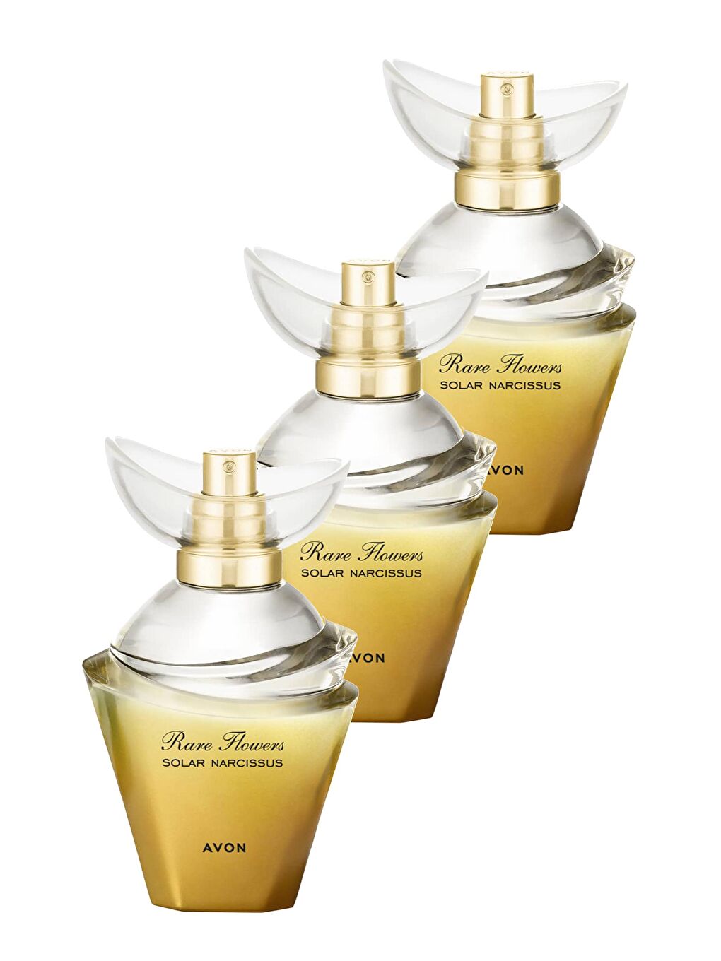 Rare Flowers Solar Narcissus Kadın Parfüm Edt 50 Ml. Üçlü Set