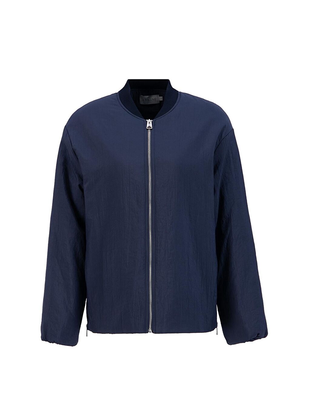 Yaka Ribanalı Bomber Mont 24Kd7522 Lacivert-4