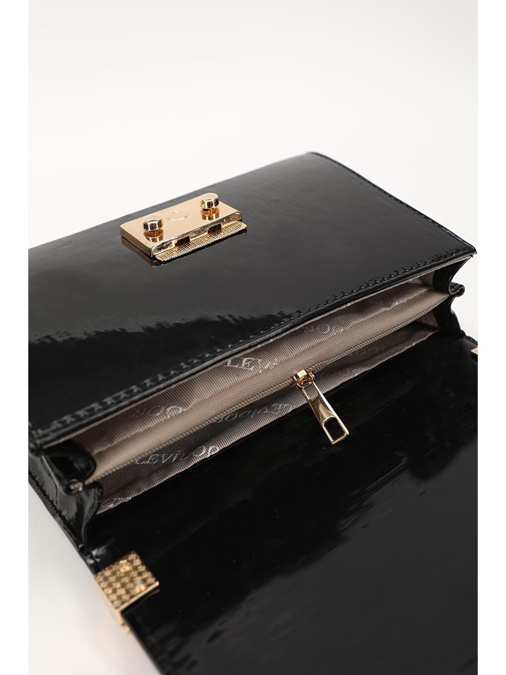 Siyah Rugan  Kadın Omuz Çantası 930182-3