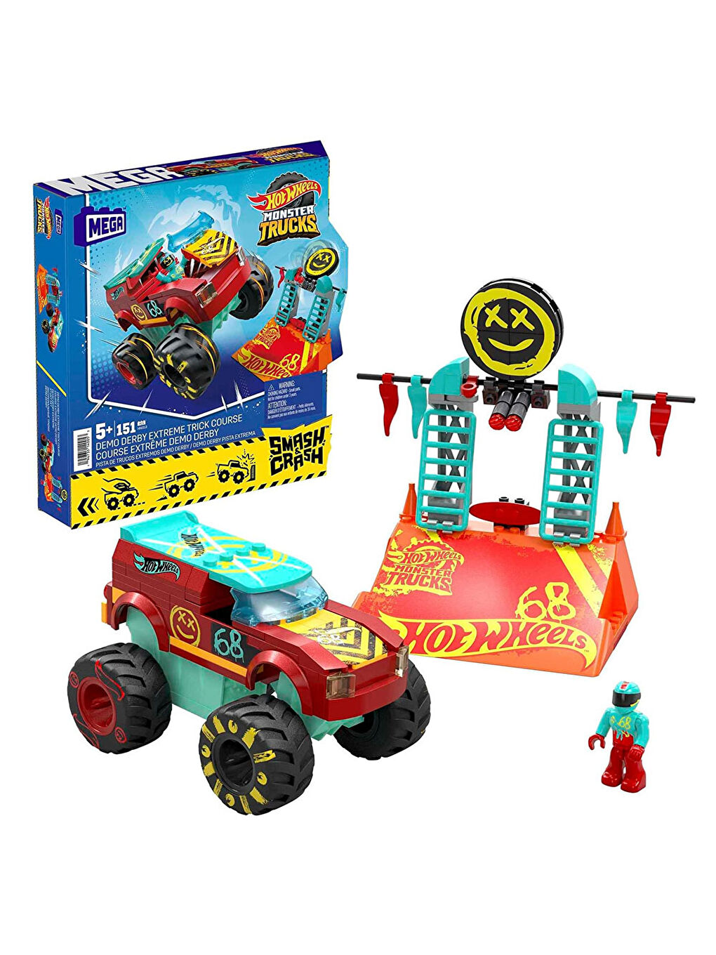 Mega Hot Wheels Smash N Crash Demo Derby Extreme Çarpışma Seti HNG53