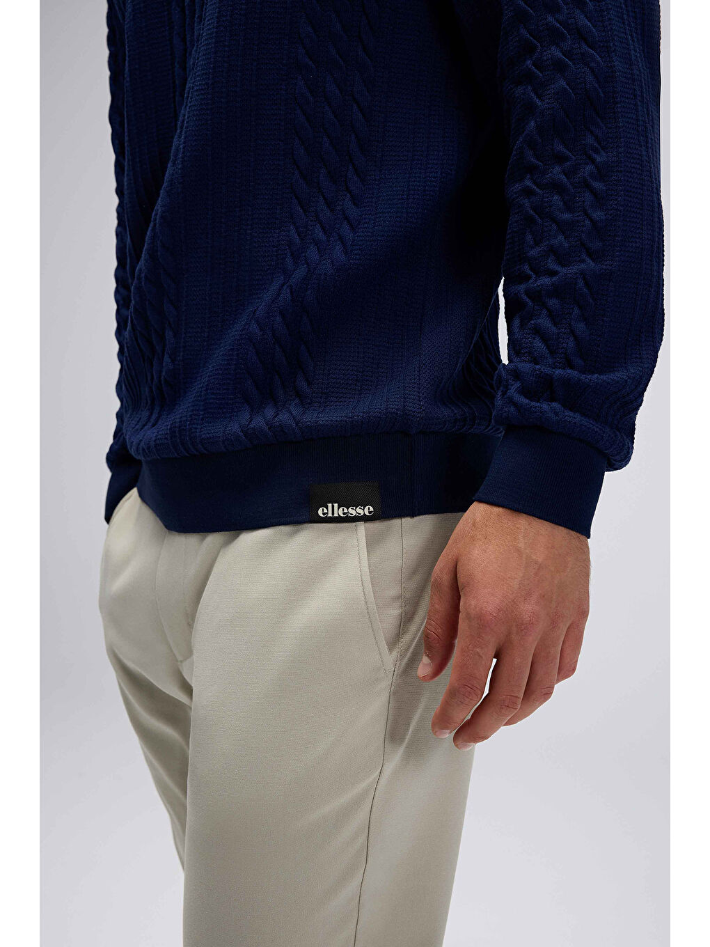 Lacivert Pamuklu Regular Fit Bisiklet Yaka Sweat EM623-NV-3