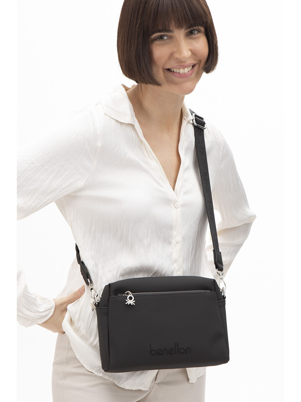 Siyah Kadin Çapraz Çanta Si̇yah BNT1587