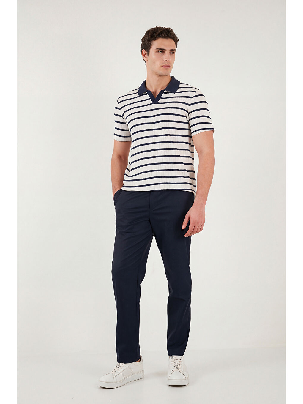 İndigo Pamuklu Regular Fit Polo T Shirt 5904022-2