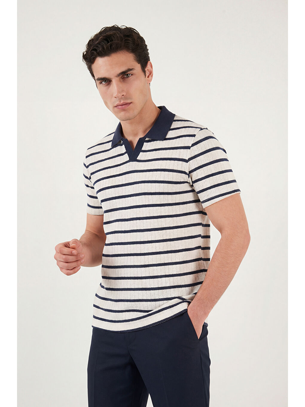 İndigo Pamuklu Regular Fit Polo T Shirt 5904022-3