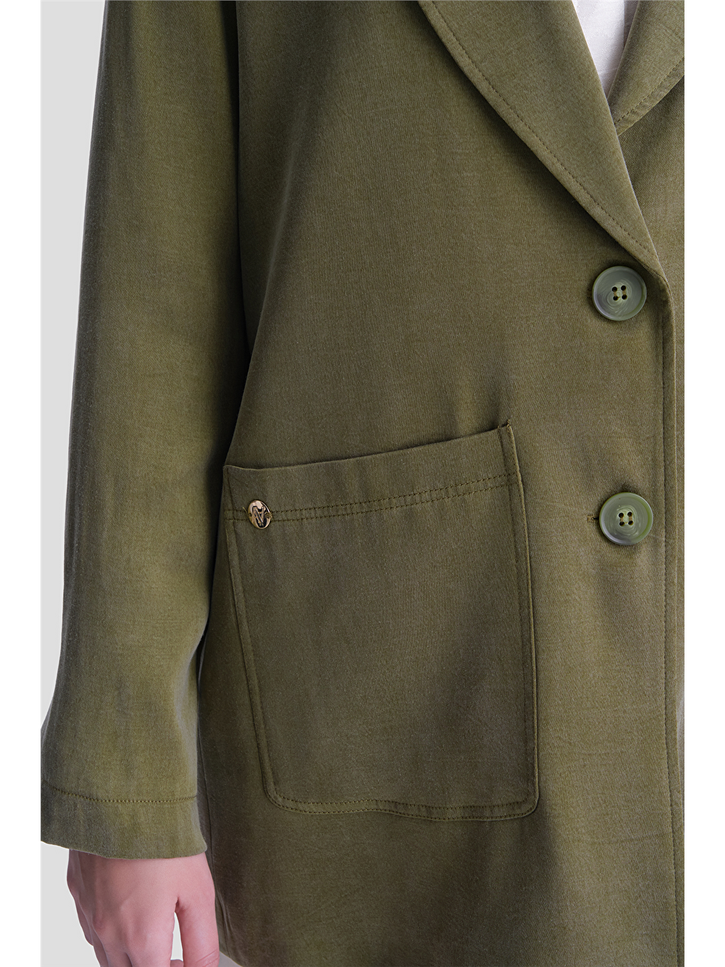 Kupra Blazer Ceket Haki-5