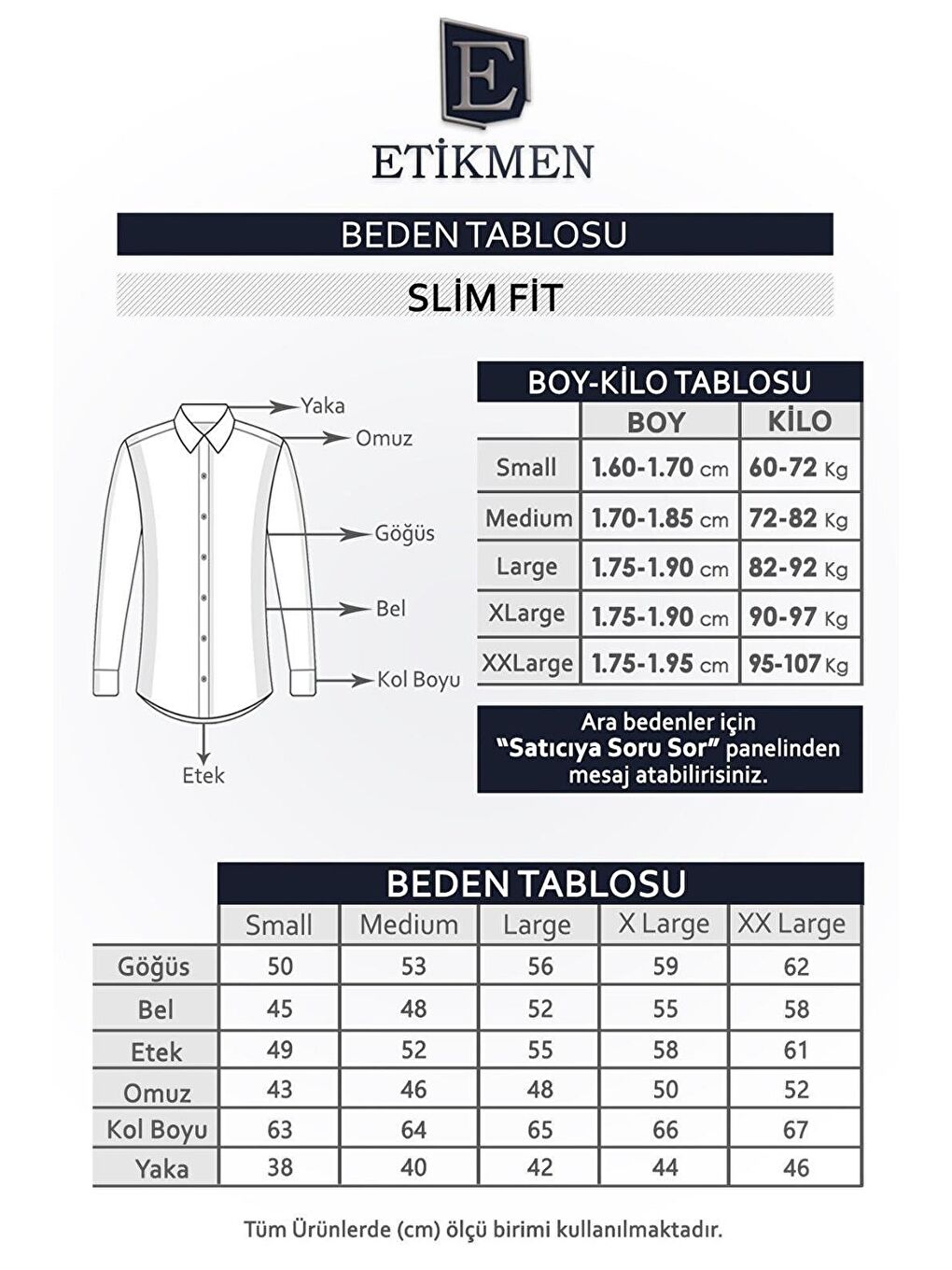 Haki Slimfit Gerçek Jean Erkek Gömlek-5