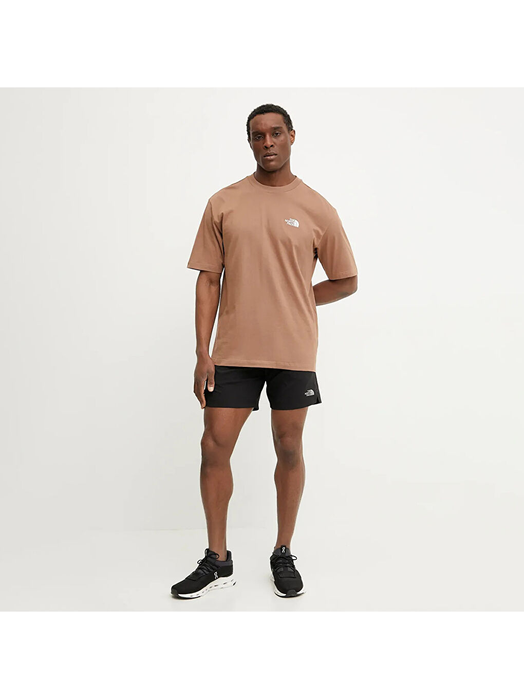 24/7 Erkek Kahverengi Şort-1