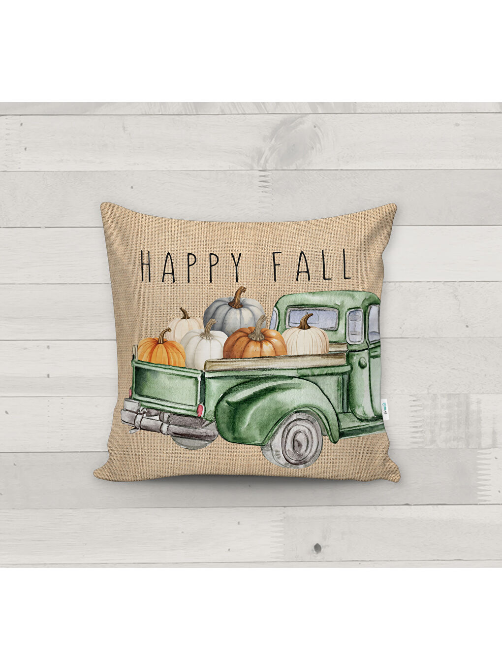 Karışık Sonbahar Desenli Kırlent Kılıfı-1