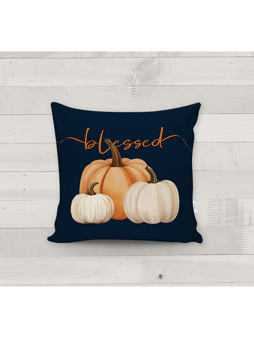 Karışık Sonbahar Desenli Kırlent Kılıfı-1