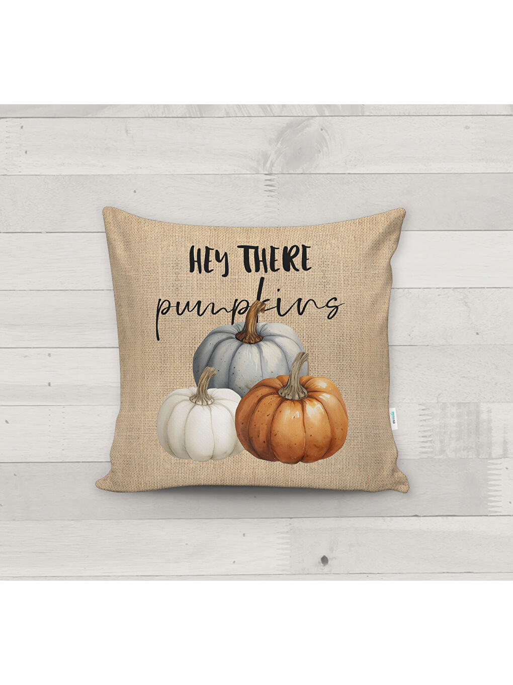 Karışık Sonbahar Desenli Kırlent Kılıfı-1