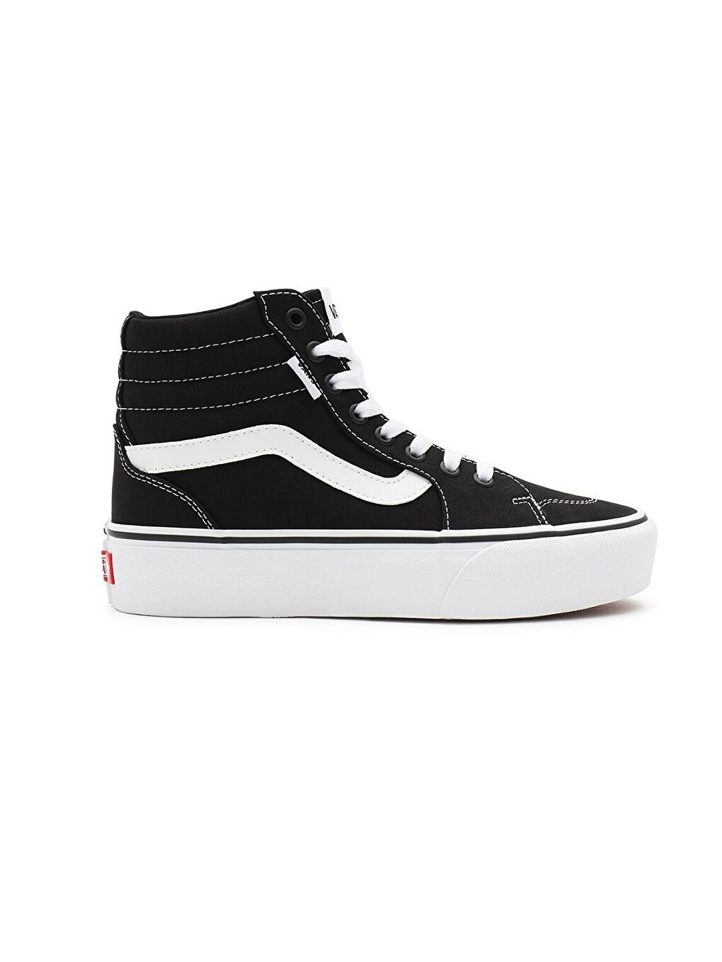 Vans Wm Filmore Hi Platform Kadın Siyah Bilekli Sneaker