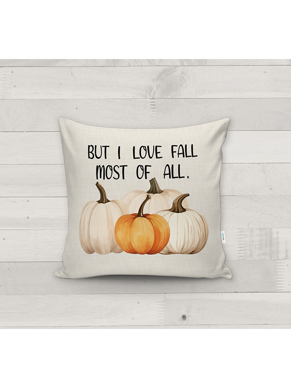 Karışık Sonbahar Desenli Kırlent Kılıfı-1