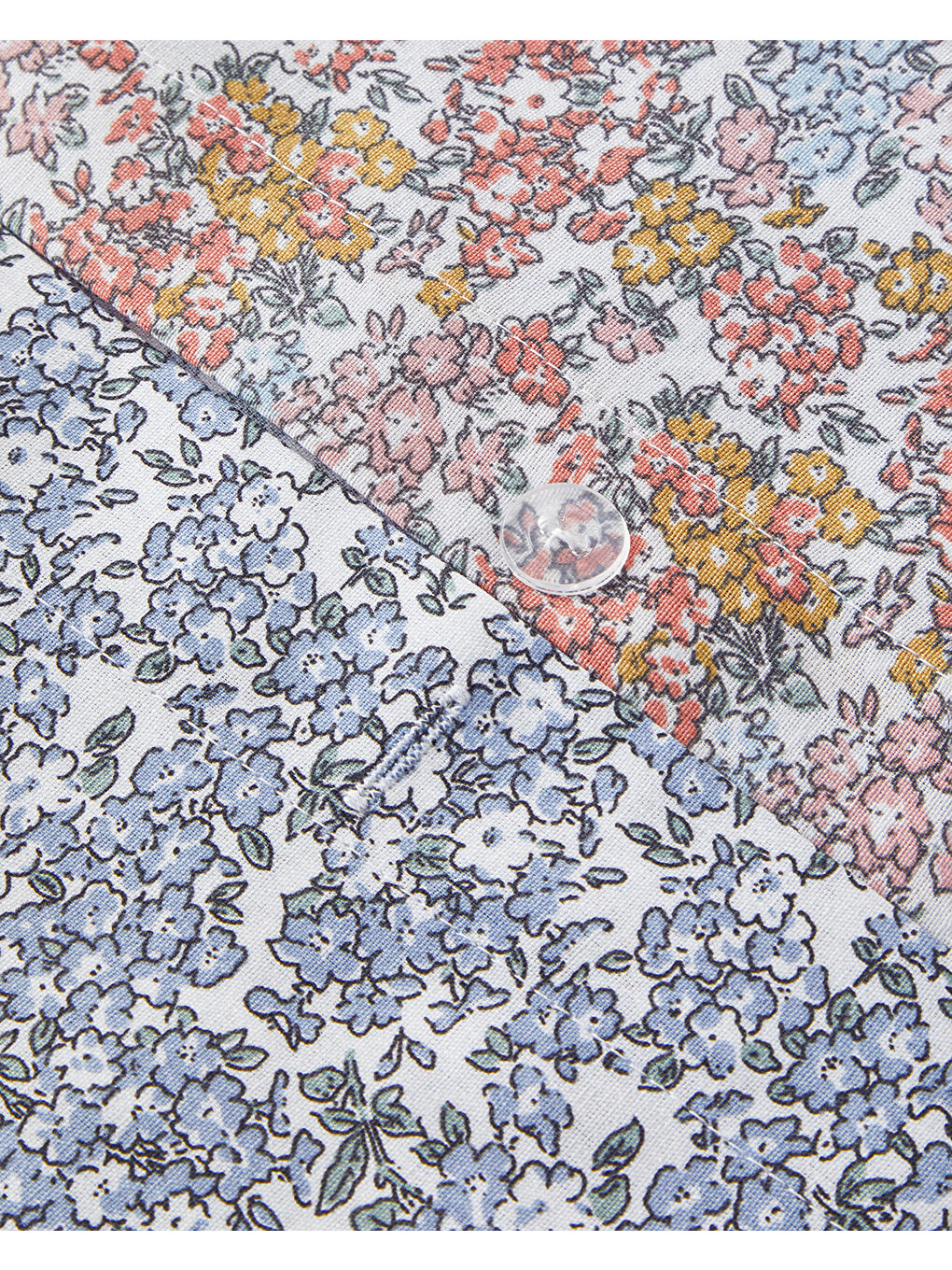 Crispy Bouquets Çift Taraflı Kolay Ütülenir Çift Kişilik Nevresim Takımı 200x220 cm Turuncu-5