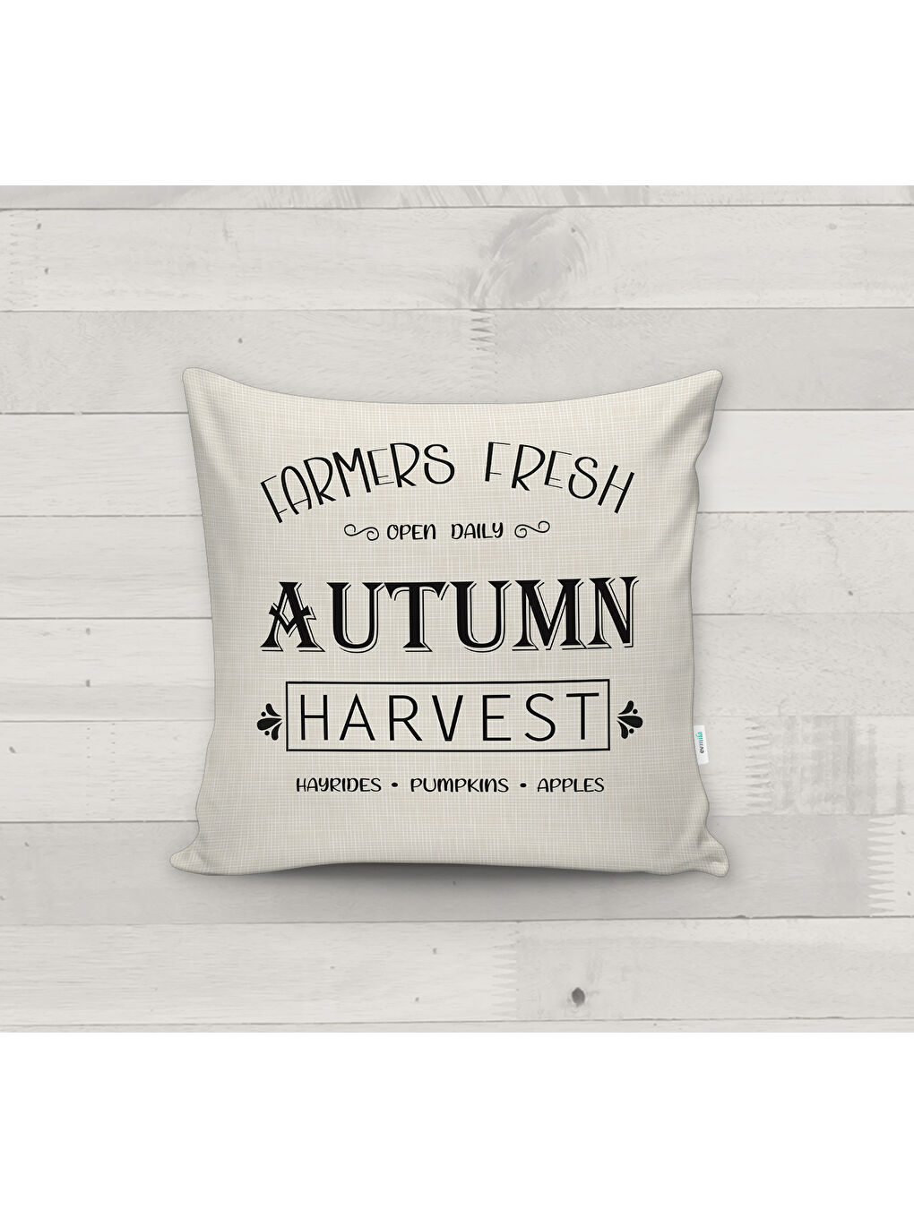 Karışık Sonbahar Desenli Kırlent Kılıfı-1