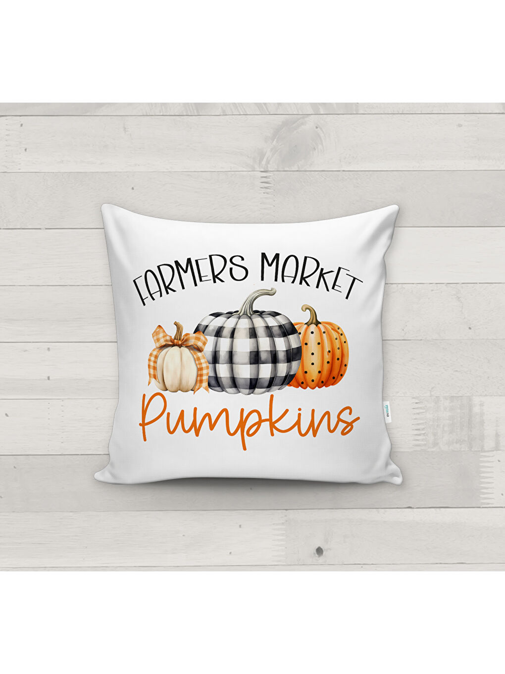 Karışık Sonbahar Desenli Kırlent Kılıfı-1