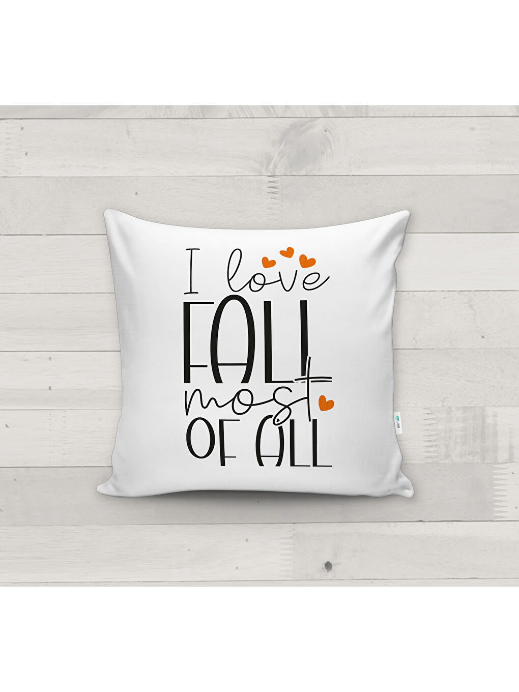 Karışık Sonbahar Desenli Kırlent Kılıfı-1