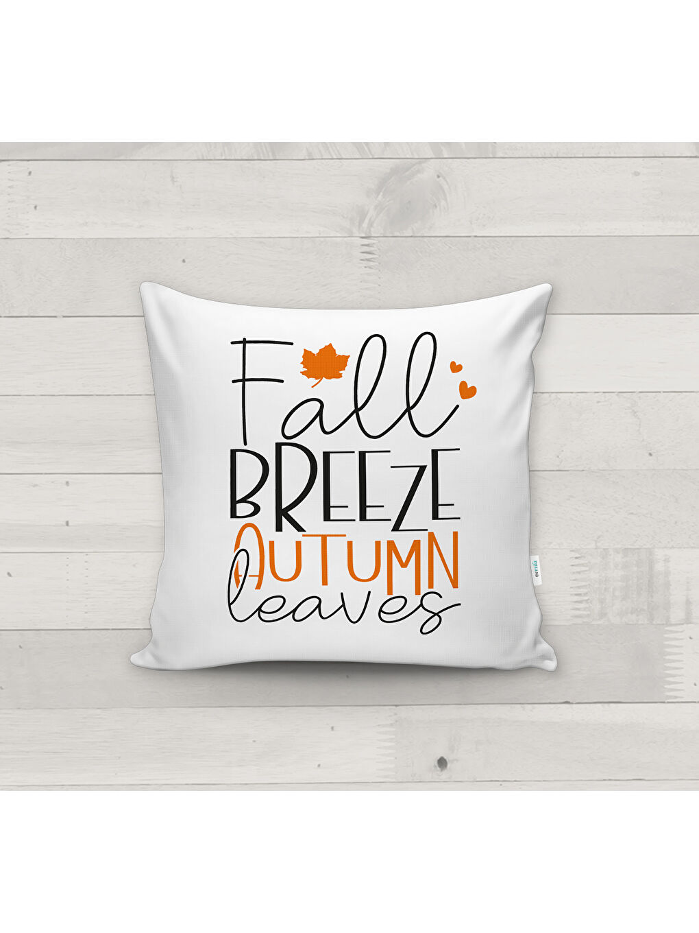 Karışık Sonbahar Desenli Kırlent Kılıfı-1