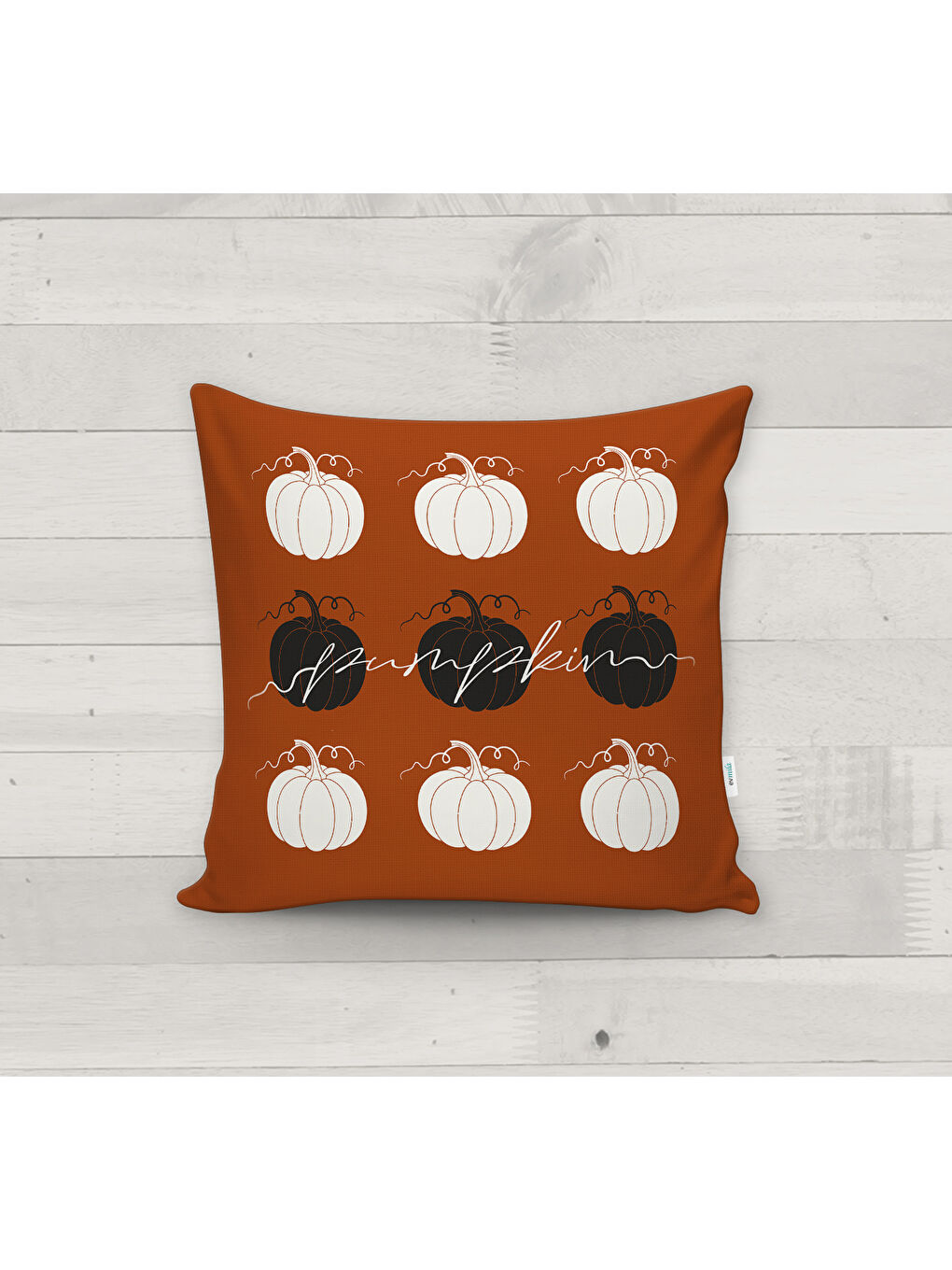 Karışık Sonbahar Desenli Kırlent Kılıfı-1