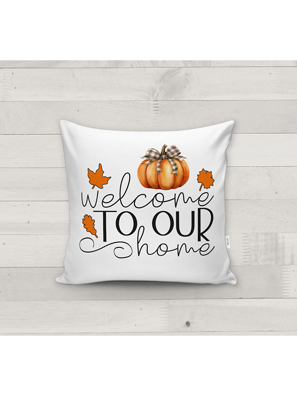 Karışık Sonbahar Desenli Kırlent Kılıfı-1