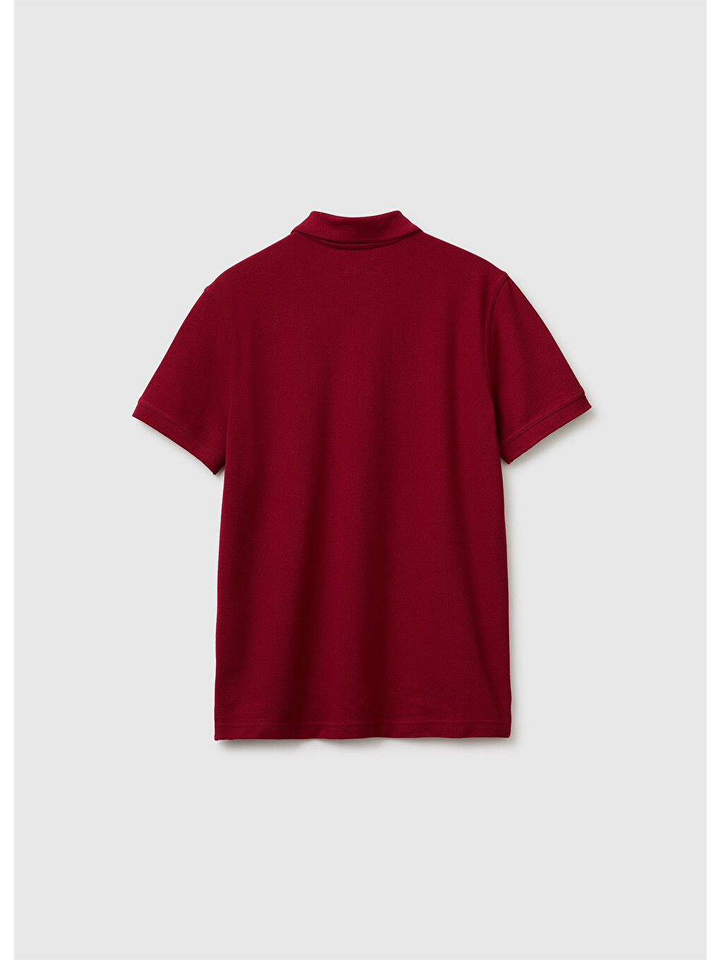 Erkek Bordo Regular Fit Kısa Kollu Polo T-shirt-1