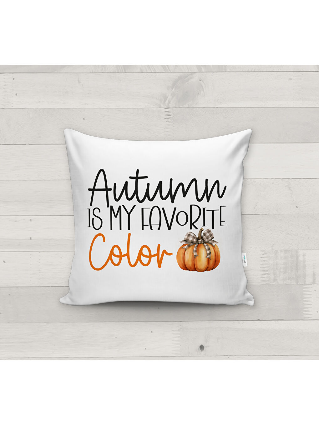 Karışık Sonbahar Desenli Kırlent Kılıfı-1