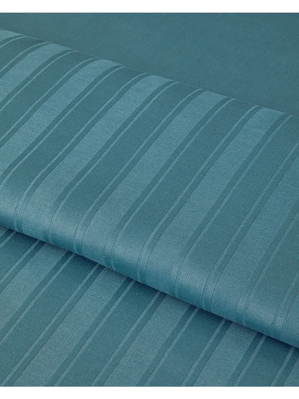 Lior Çizgili Pamuk Saten King Size Nevresim Takımı Yeşil-2