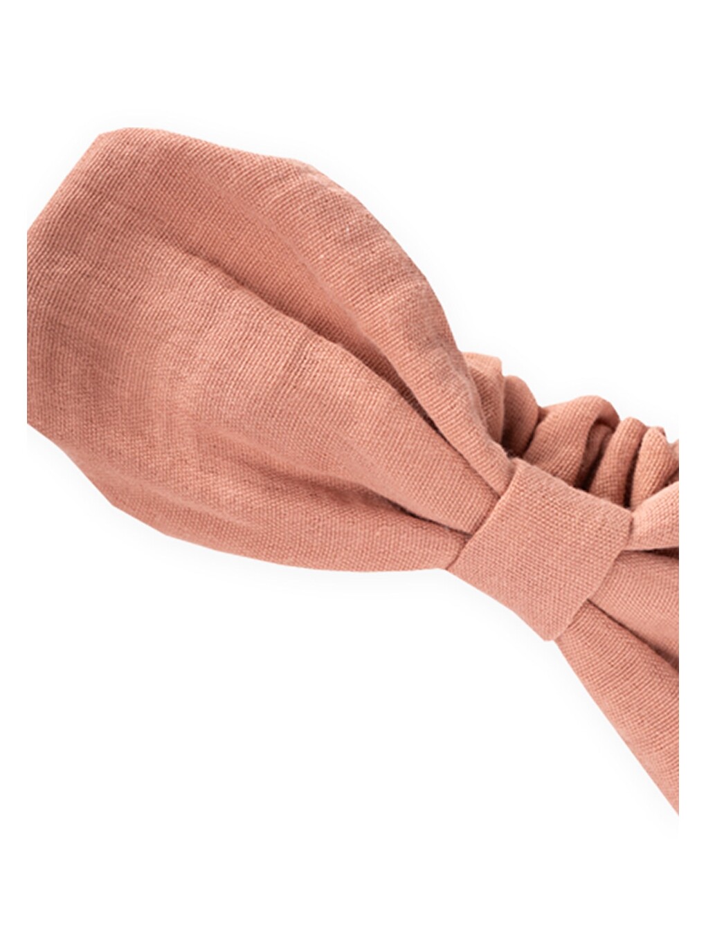 Turuncu Müslin Lastikli Fiyok Bandana Yavruağzı-1
