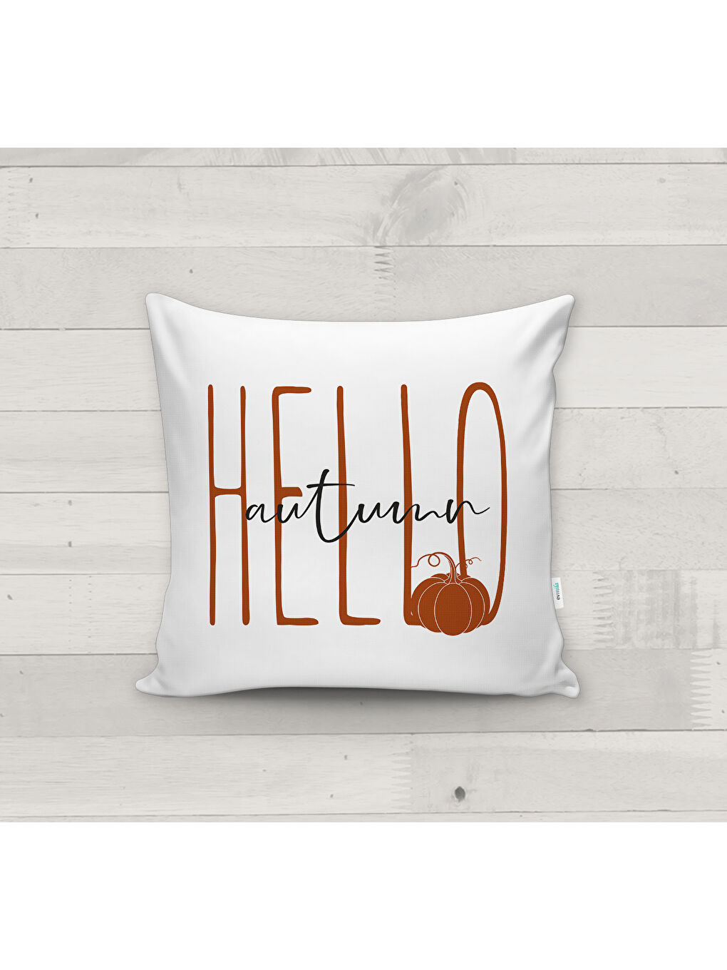 Karışık Sonbahar Desenli Kırlent Kılıfı-1