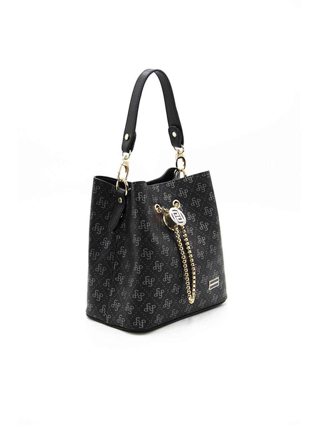 Kadın Çapraz Çanta 967-42713 M178 Siyah Platin-Mat Siyah-1