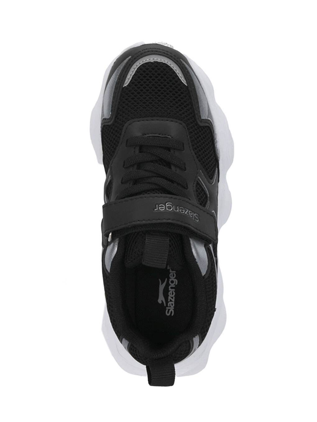 FIZZY Unisex Çocuk Cırt Cırtlı Siyah / Gümüş Günlük Spor Ayakkabısı-4